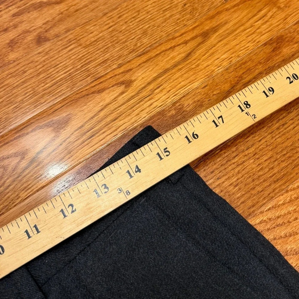 Vintage Paul Stuart Dress Pants Fits Mens 30x28 Gray Wool Pleated Cuffed USA